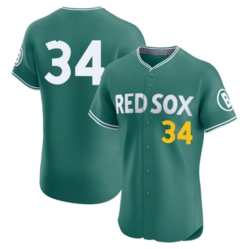 Men's Boston Red Sox David Ortiz Green 2025 City Connect Jersey - Elite