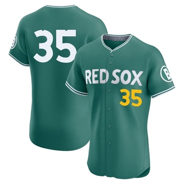 Men's Boston Red Sox Garrett Crochet Green 2025 City Connect Jersey - Elite