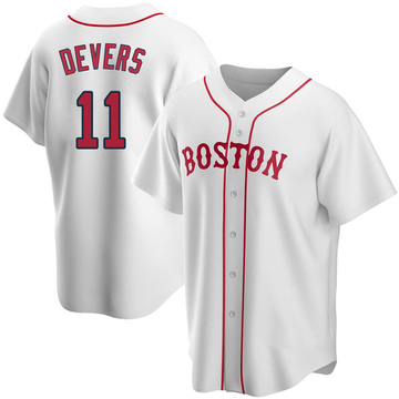 Men's Boston Red Sox Rafael Devers White Alternate Jersey - Replica