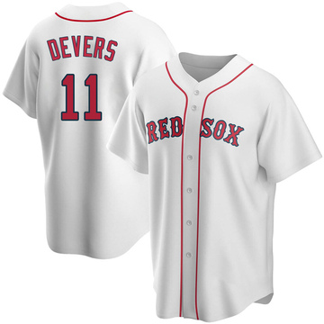 Men's Boston Red Sox Rafael Devers White Home Jersey - Replica