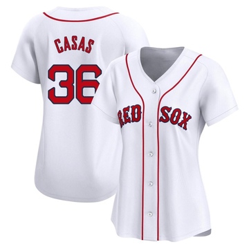 Women's Boston Red Sox Triston Casas White Home Jersey - Limited